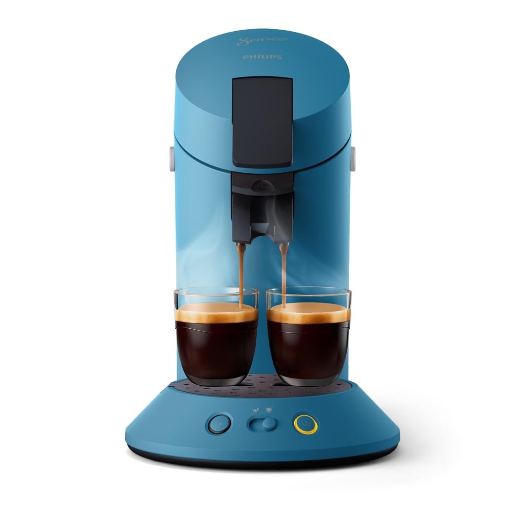 Senseo Original Plus Machine à café à dosettes, Bleu Paon CSA210/00
