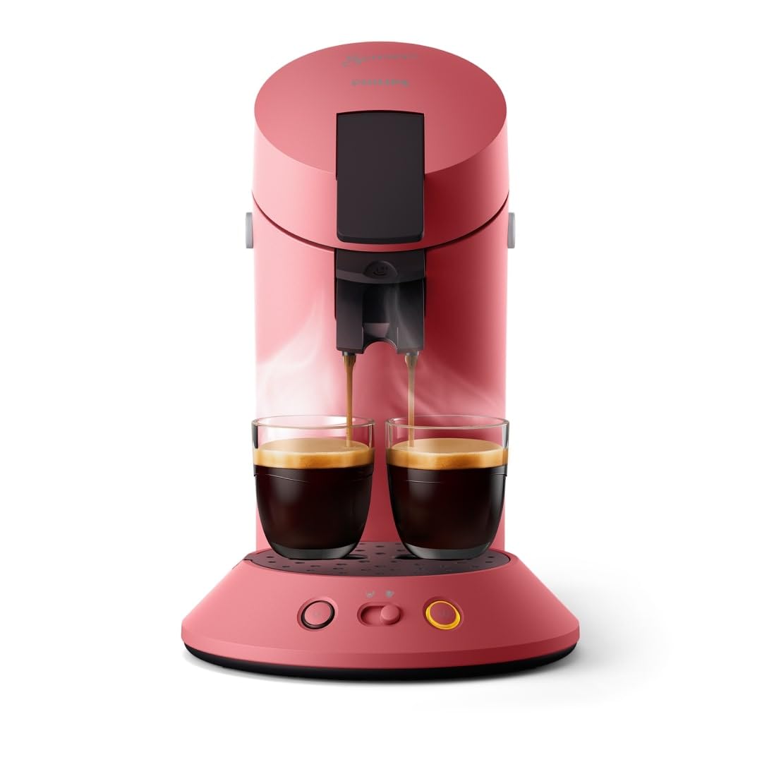 Senseo Original Plus Machine à café à dosettes,, Rouge tendre, CSA210/35