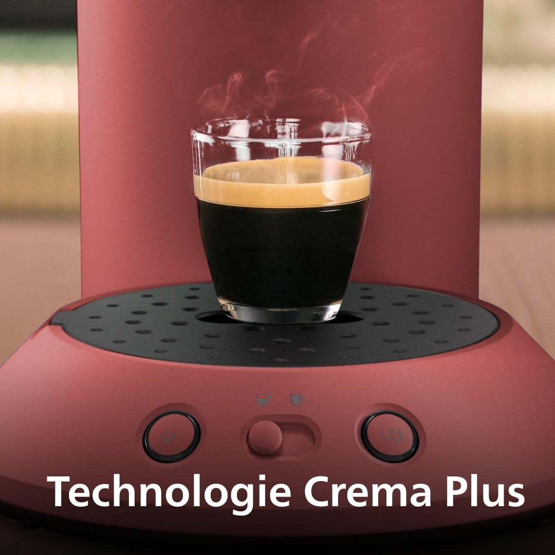 Senseo Original Plus Machine à café à dosettes,, Rouge tendre, CSA210/35