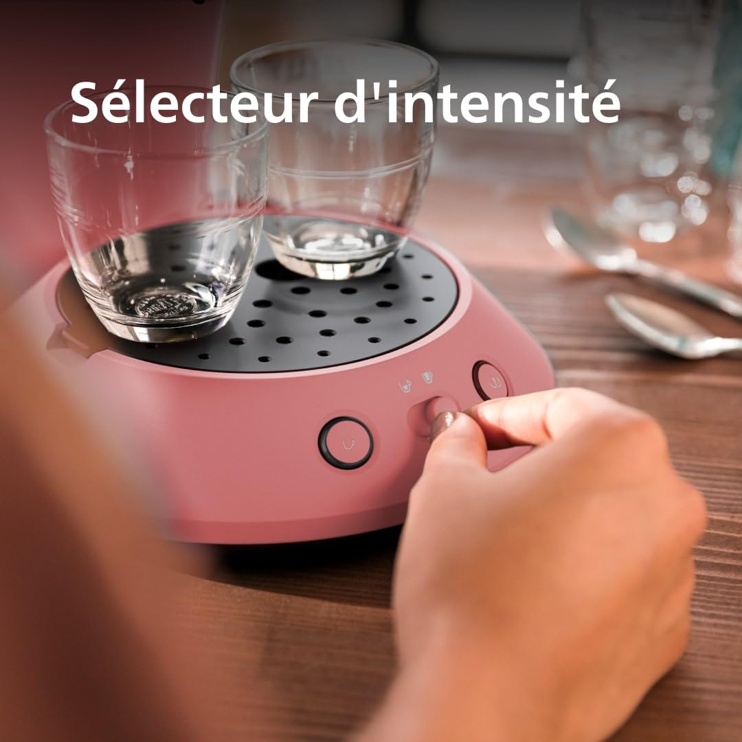 Senseo Original Plus Machine à café à dosettes,, Rouge tendre, CSA210/35