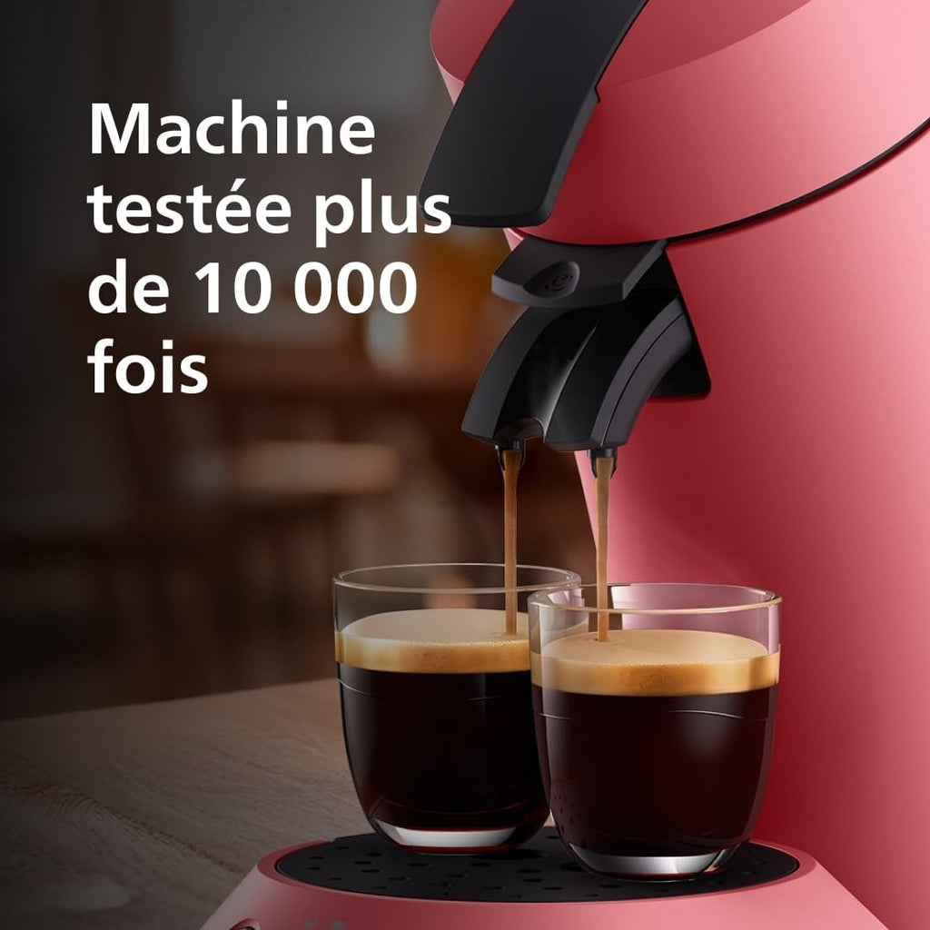 Senseo Original Plus Machine à café à dosettes,, Rouge tendre, CSA210/35