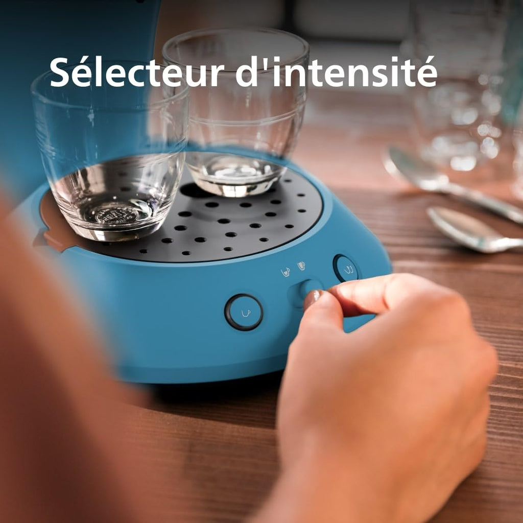 Senseo Original Plus Machine à café à dosettes, Bleu Paon CSA210/00