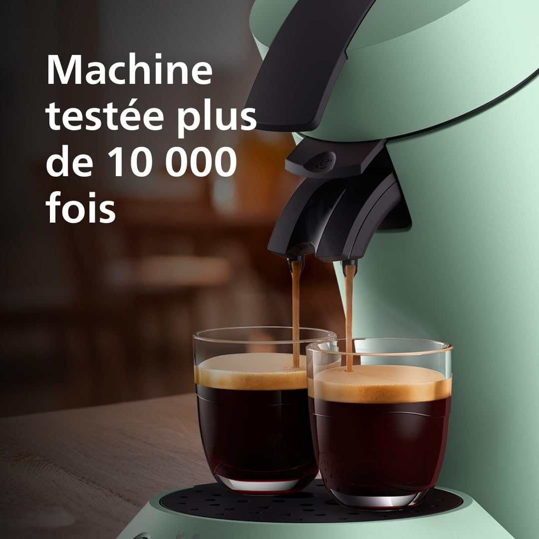 Senseo Original Plus Machine à café à dosettes, Vert Désert, CSA210/80