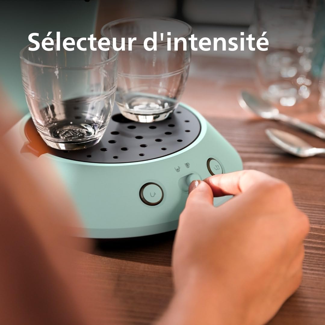Senseo Original Plus Machine à café à dosettes, Vert Désert, CSA210/80