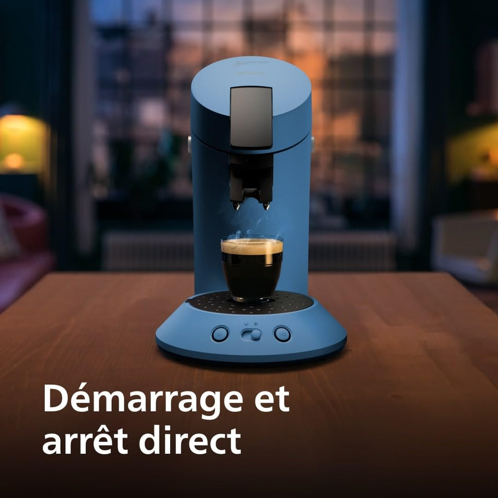 Senseo Original Plus Machine à café à dosettes, Bleu Paon CSA210/00