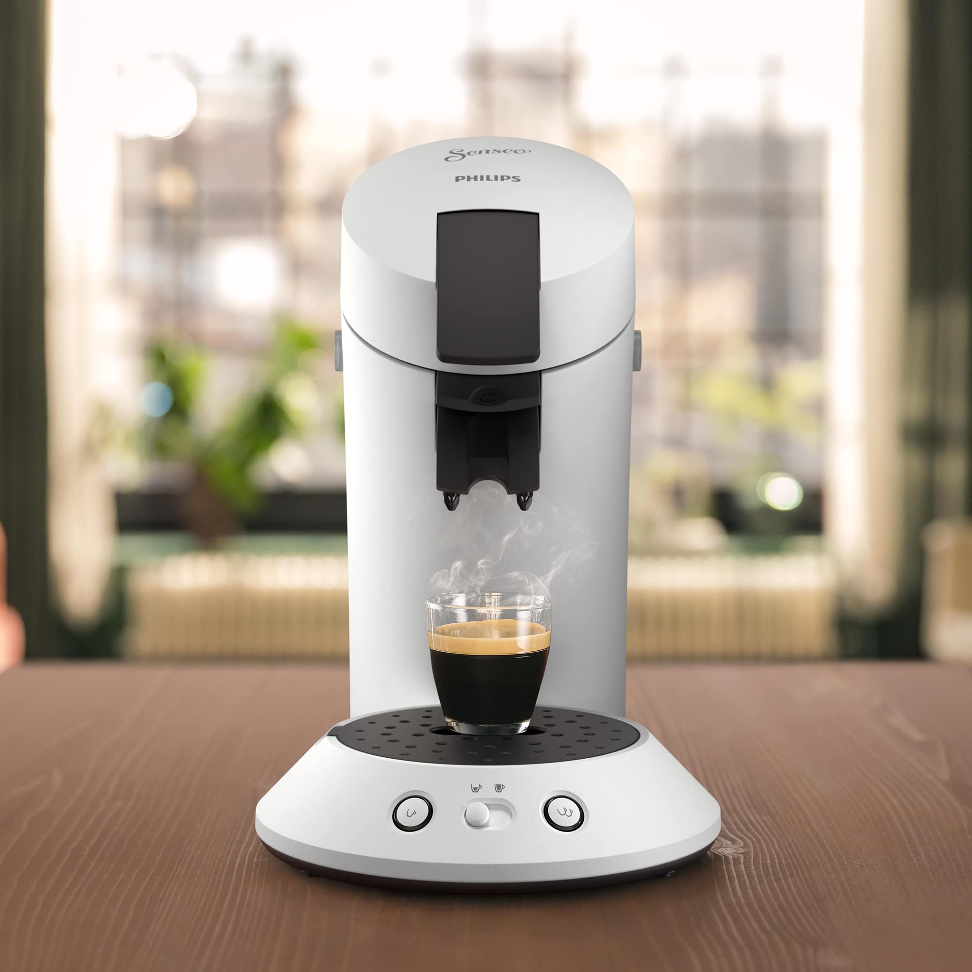 Senseo Original Plus Machine à café à dosettes, Blanc, CSA210/10