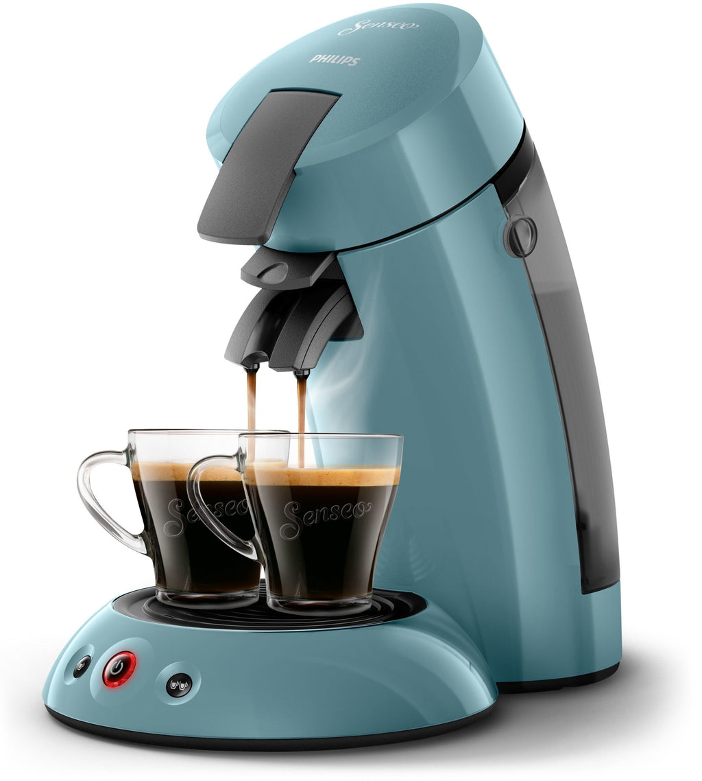 Senseo Original Machine à café à dosettes, gris, 0,7 l, 1450 W, HD6553/21, Bleu